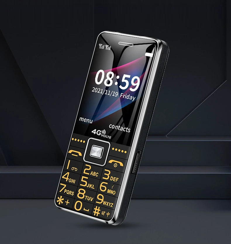 MAFAM Senior Large Button Phone &ndash; SOS Dial Loud Voice Black