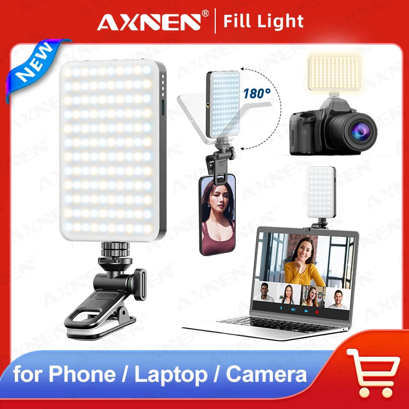 D10 LED Lights Selfie Fill Lamp &ndash; Adjustable Brightness with Three Color Modes