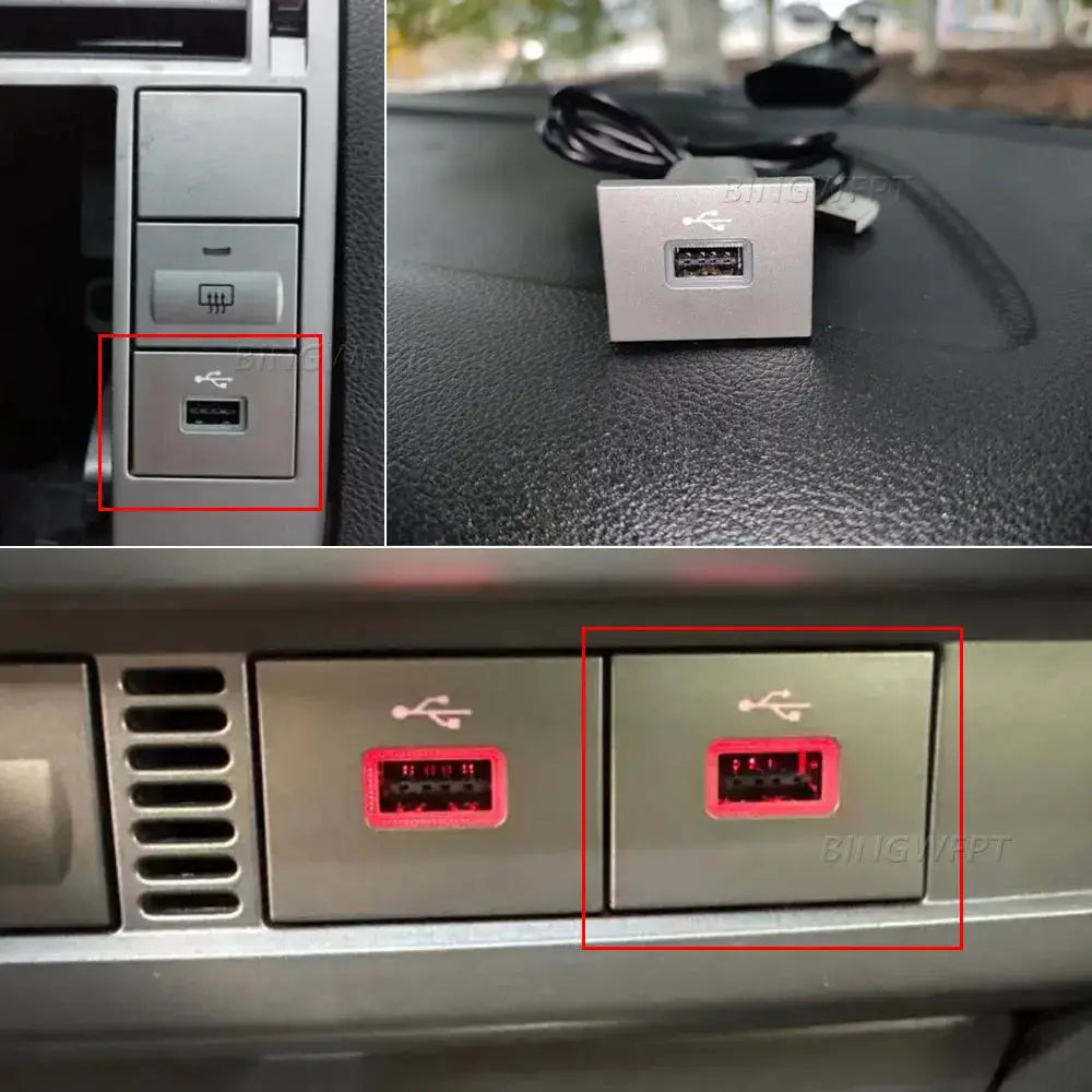 Car USB Converted Vehicle Load Adapter Flash Socket Interface Cable 12V/24V Accessories For Ford Focus 2 Mk2 2009-2011 by InterCyprus Trading Ltd