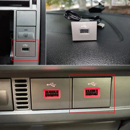 Car USB Converted Vehicle Load Adapter Flash Socket Interface Cable 12V/24V Accessories For Ford Focus 2 Mk2 2009-2011 by InterCyprus Trading Ltd