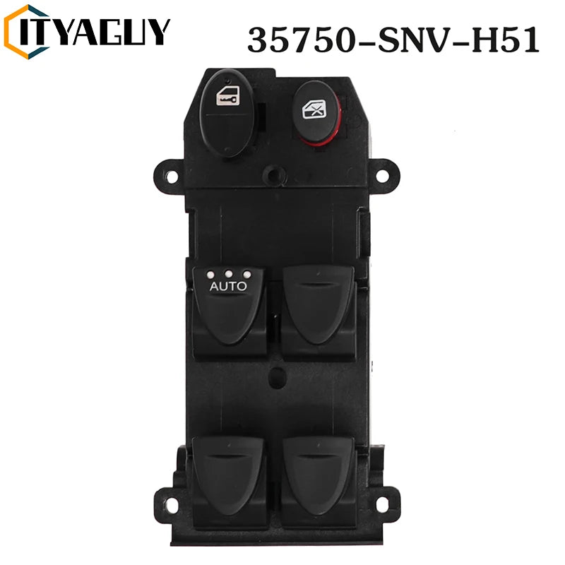 Langų jungiklis Honda Civic 2006-2010 Priekinė kairė vairuotojo pusė elektrinė galia