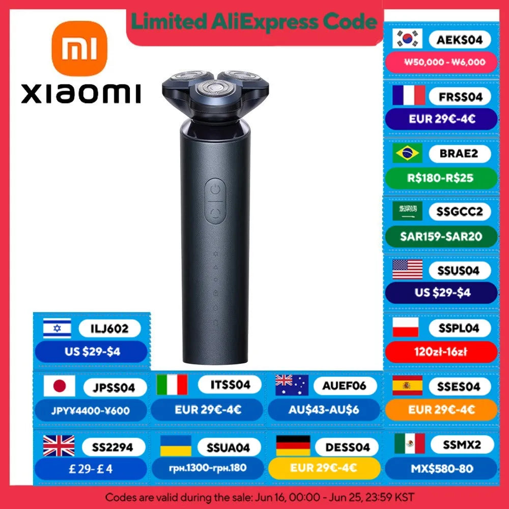 XIAOMI MIJIA Electric Shaver S700 Rechargeable Beard Trimmer