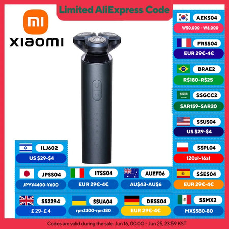 XIAOMI MIJIA Electric Shaver S700 Rechargeable Beard Trimmer