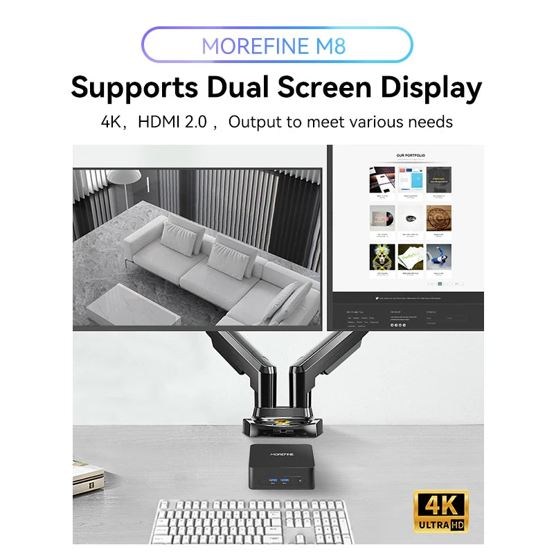 MOREFINE M8 Mini PC Intel 5205U