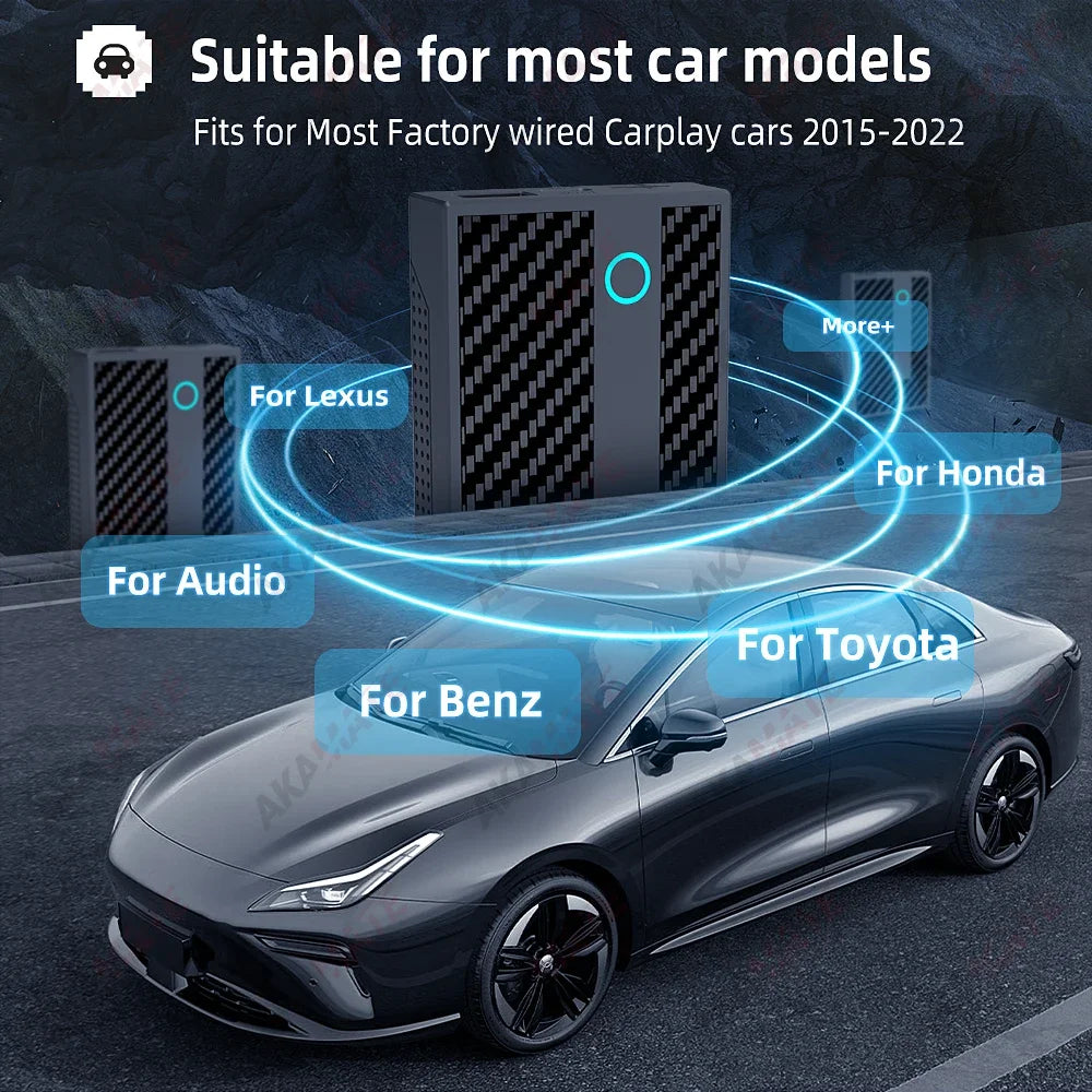 AKAMATE Wireless CarPlay Android Auto &ndash; Closed System 32GB