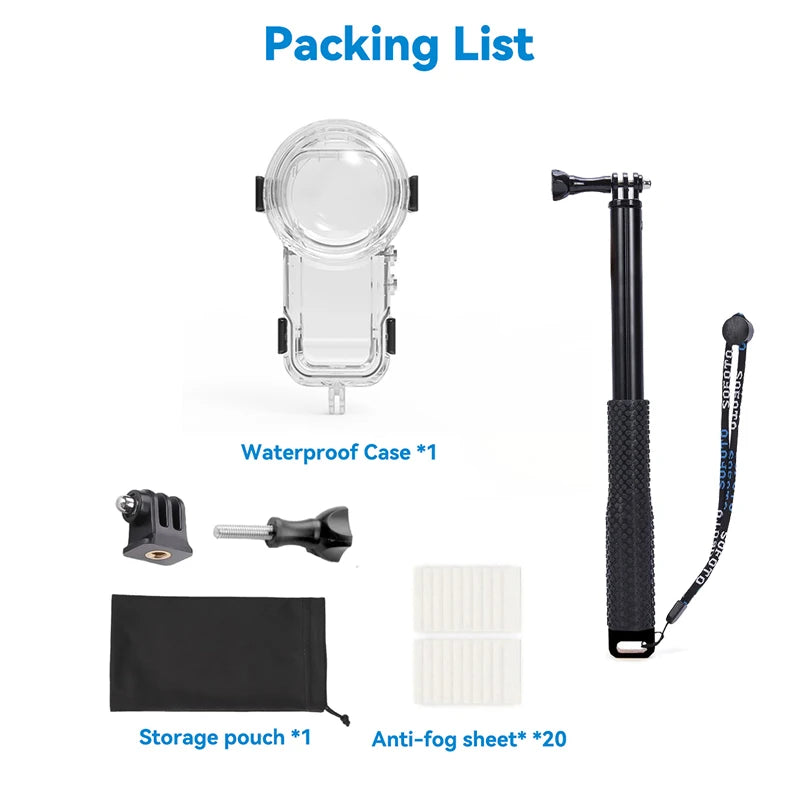 Insta360 X5 Dive Case &ndash; Waterproof Protection Up to 197ft type 4 / For Insta360 X5