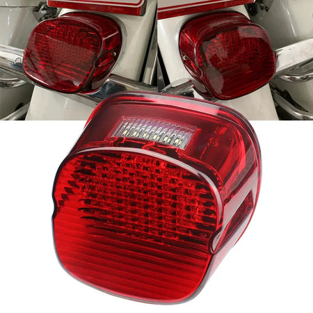 LED Tail Light Brake Lamp Driving Light with License Plate Light LED Taillight for Sportster/Softail/Touring/Dyna by InterCyprus Trading Ltd