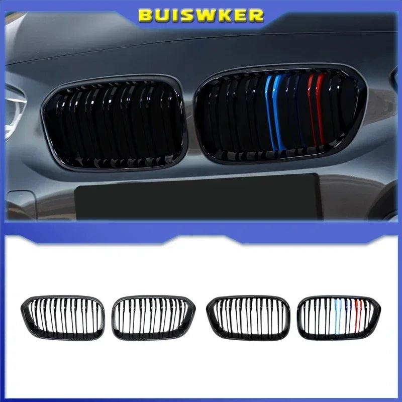 BMW F20 F21 1 Серия Спортивная Решетка Гладкий Черный 2 Ламели