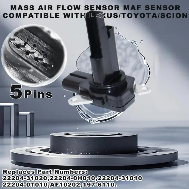 Senzor de Flux de Aer MAF pentru Toyota Camry Corolla Lexus ES350 222040T010