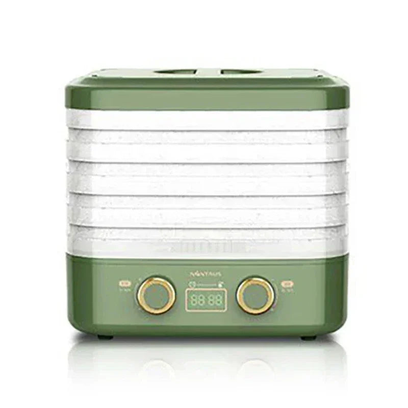 HAEGER 5-Layer Food Dehydrator &ndash; Adjustable Temperature and Timer Green / EU / 220V