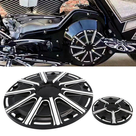 Black Derby Timing Timer Cover &ndash; Engine Protection for Harley Davidson Motorcycles Default Title