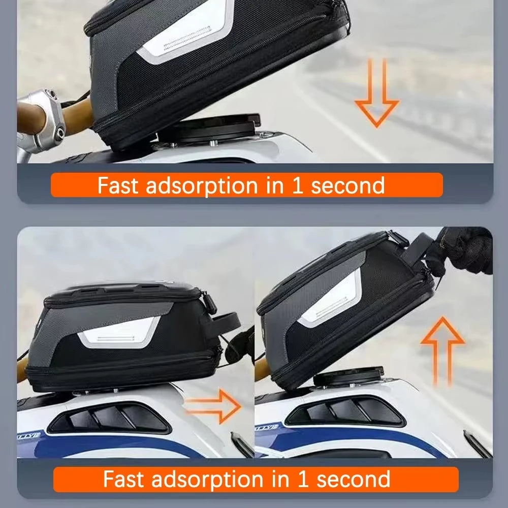 Motorcycle Tank Bag &ndash; Quick Release Waterproof Design