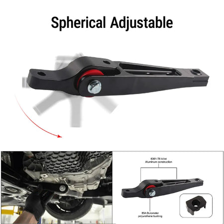 PIKBUK Spherical Pendulum Dogbone Mount for Audi A3 S3 VW Golf R GTI MK7 2.0T - Performance Engine Motor Mount Upgrade by InterCyprus Trading Ltd