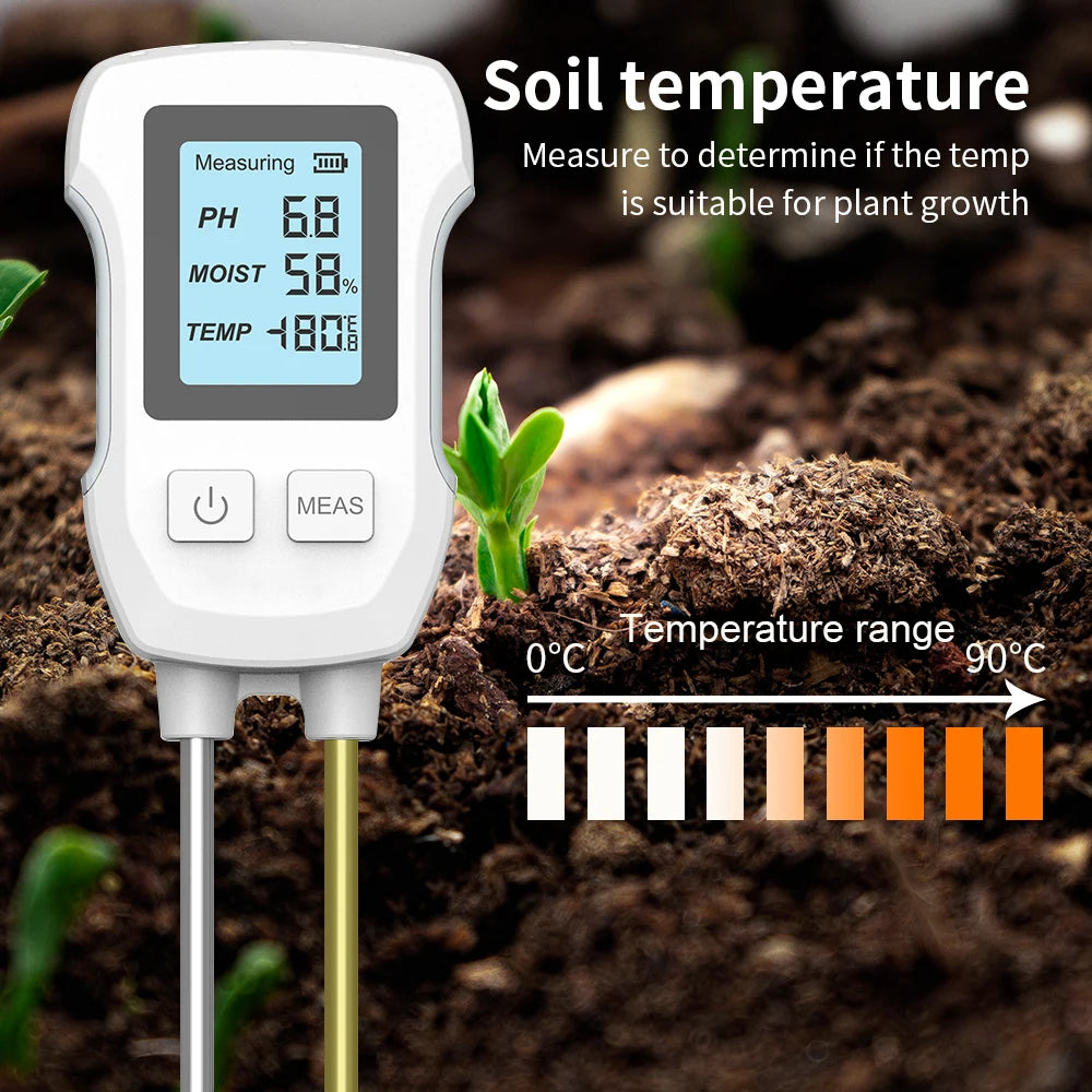 3 in 1 Soil Tester &ndash; Accurate PH Moisture and Temperature Measurement