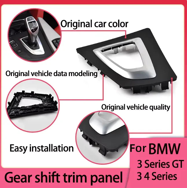 Only LHD Car Shift Lever Bezel Trim Gear Selector Switch Shifter Cover For BMW 3 4 Series F30 F31 F34 F35 F32 F36 51169234131 by InterCyprus Trading Ltd