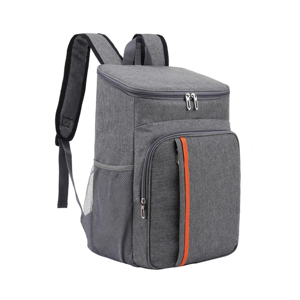18L Large Capacity Lunch Backpack &ndash; Leak Proof Insulated Bag GRAY