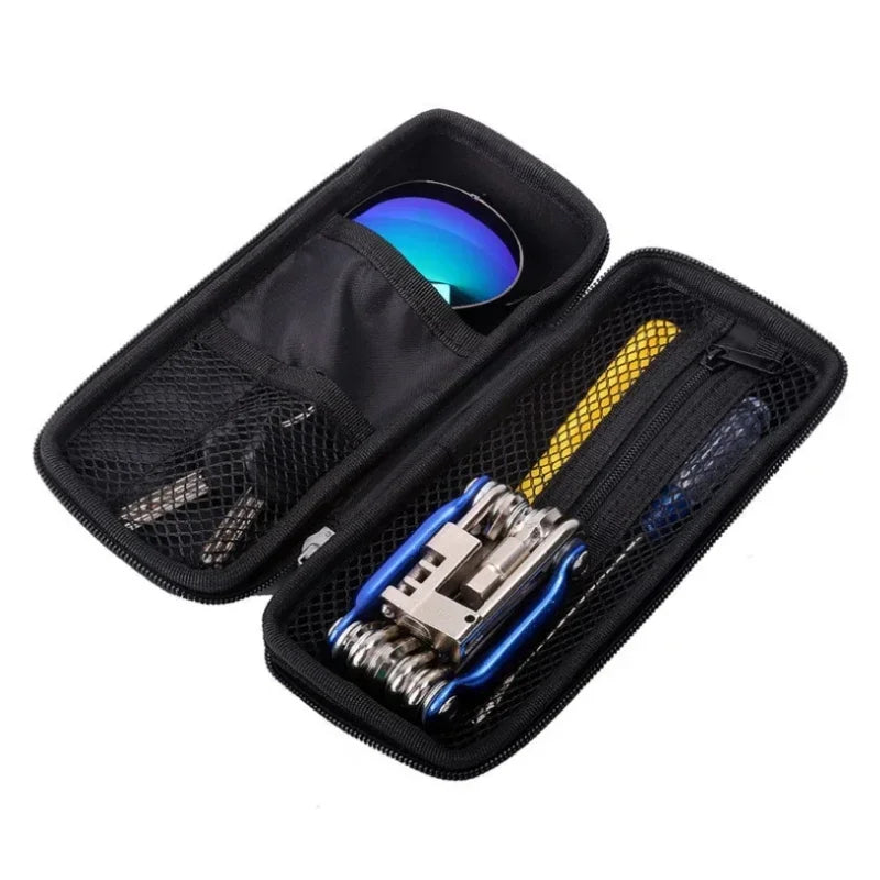 Waterproof Bicycle Tool Bag - Large Capacity Hardshell Case for Mountain Bikes