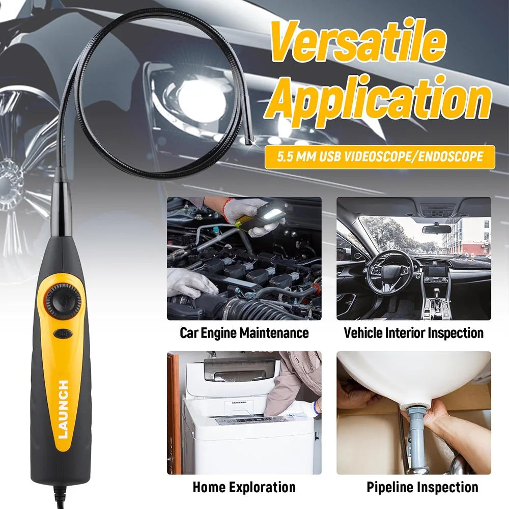 Launch VSP-600 VSP600 Inspection Camera &ndash; 7mm USB Viewing
