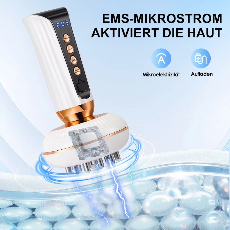 20 Växlar Elektrisk Gua Sha Cupping Massager Med Värme