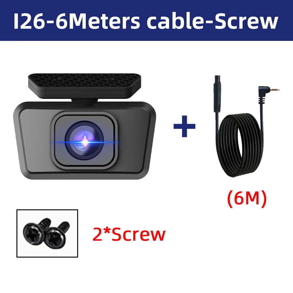 E-ACE Rear View Camera &ndash; Starlight 1080P Night Vision I26-6M Cable