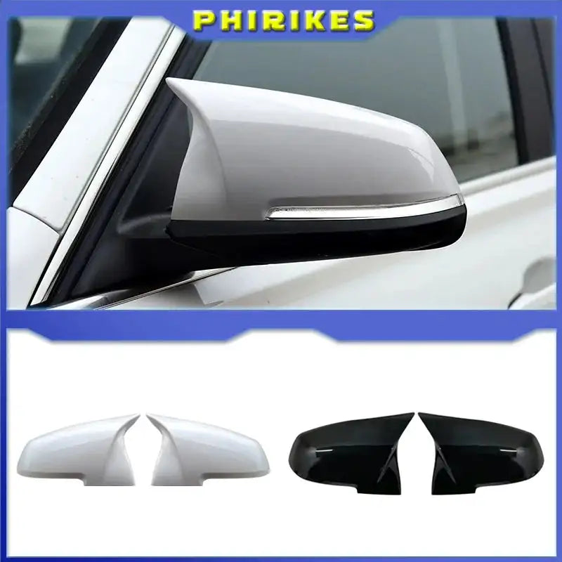 White BMW Mirror Cap Cover Wing Fits F30 F31 F32 F33 F34