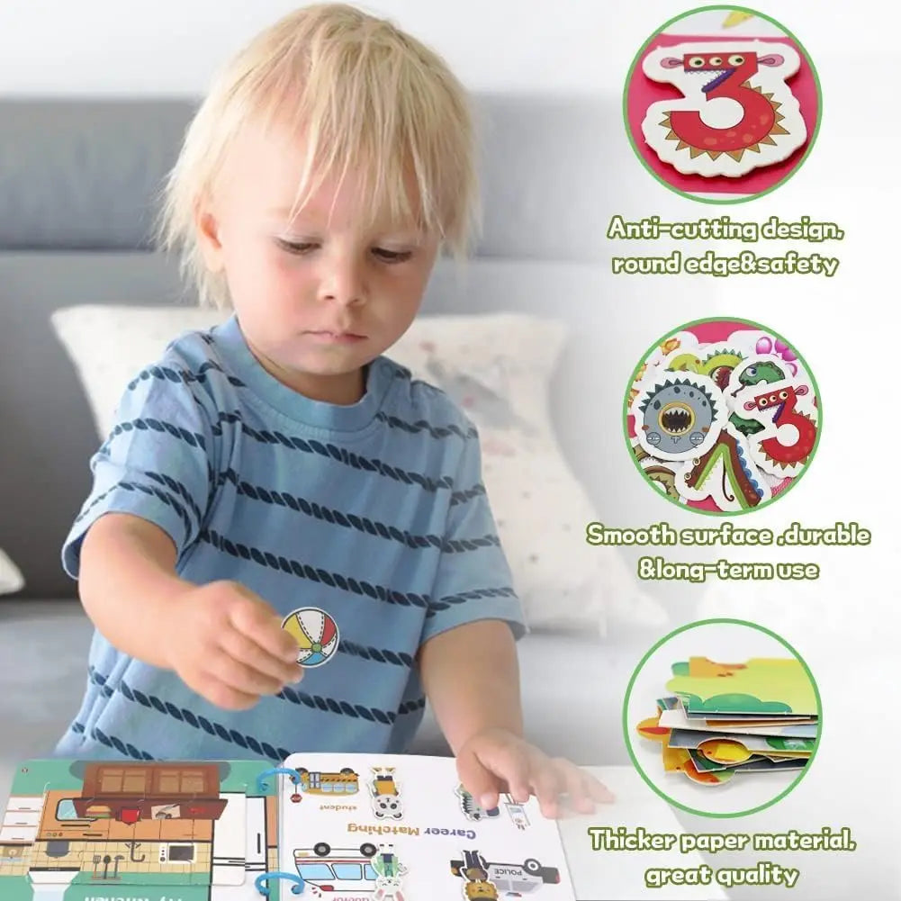 Yeahbo Busy Book for Kids &ndash; Montessori Learning Toy