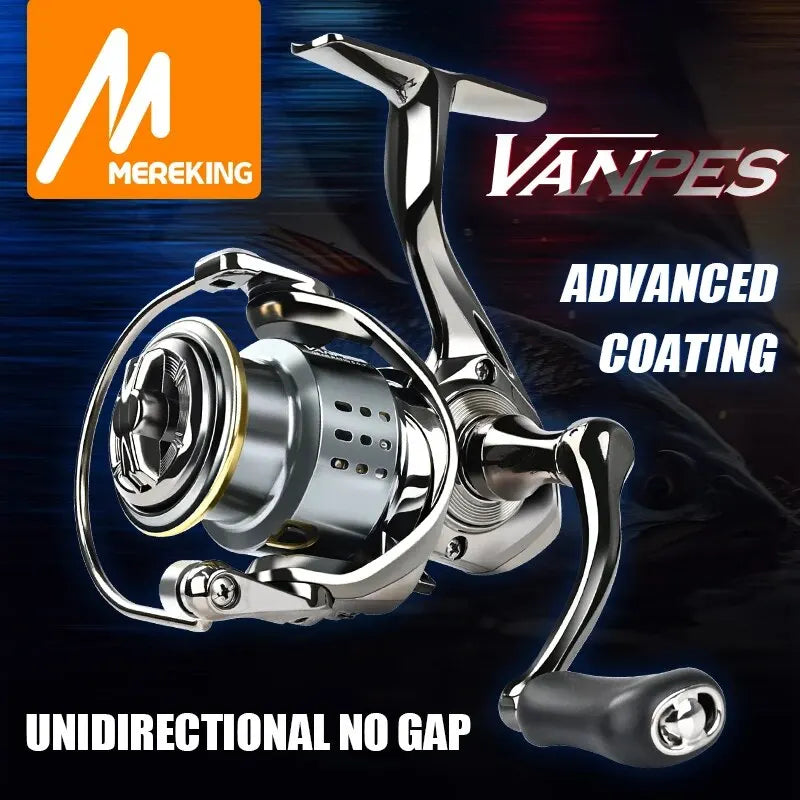 MEREDITH VANPES Fishing Reel - Rust-Free, Smooth, 8Kg Power