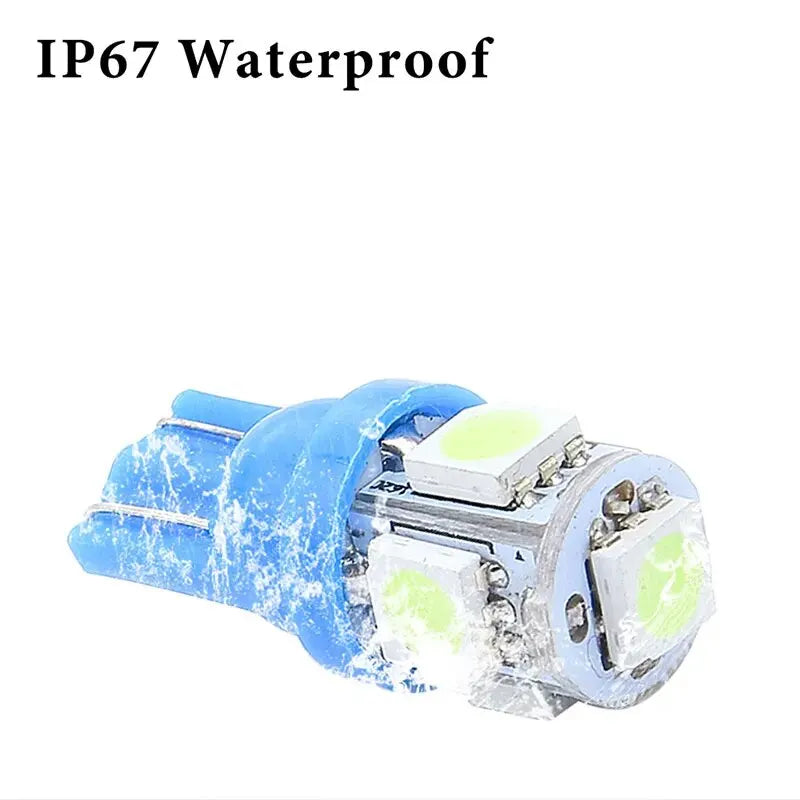 KEVANLY T10 LED Signal Light &ndash; Bright Ice Blue 6000K Illumination