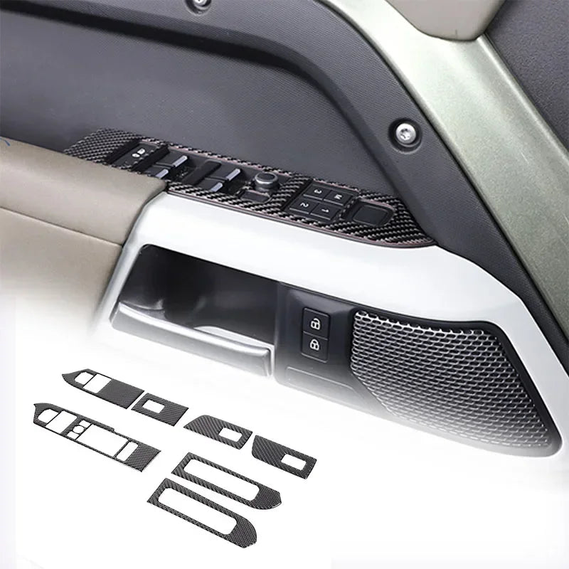 Adesivo Telaio Sollevamento in Vetro Fibra di Carbonio Morbida per Defender 110