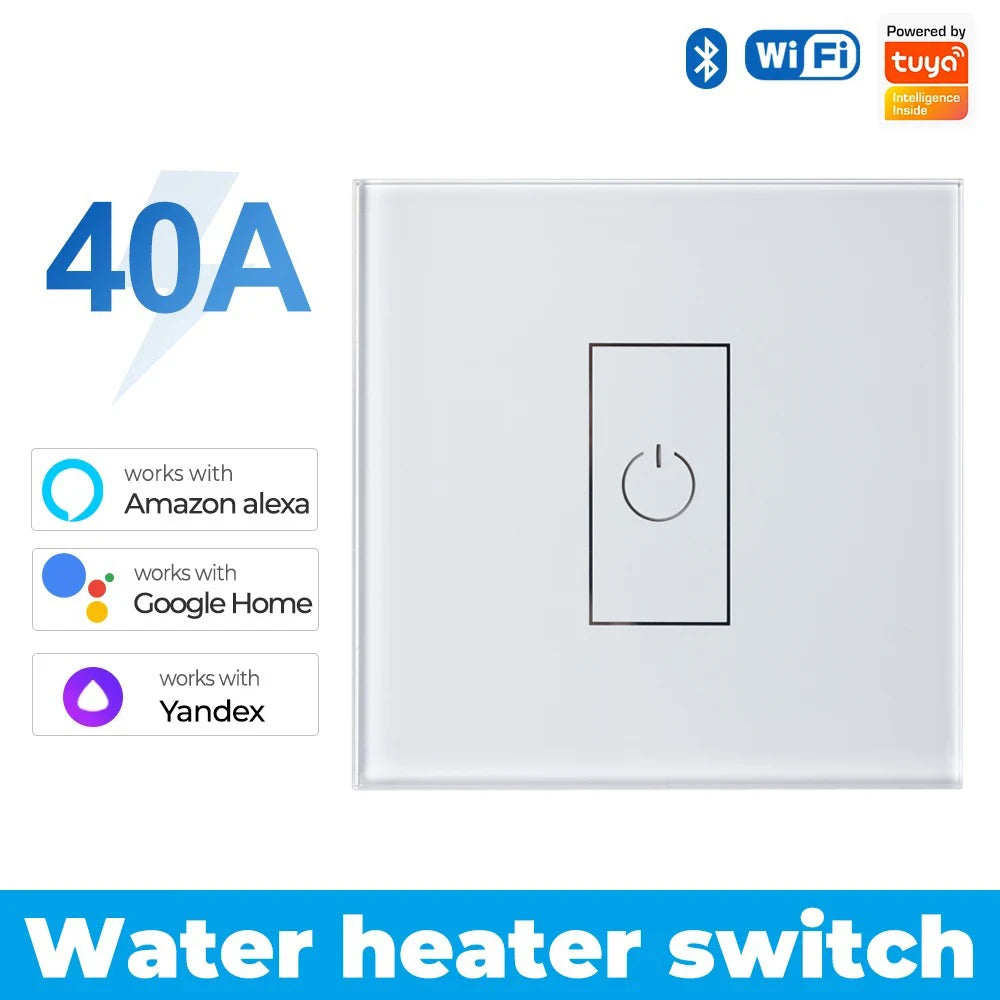 CLOUDRAKER Tuya Smart WiFi 40A High Power Switch for Home Appliances Style 1
