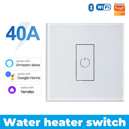 CLOUDRAKER Tuya Smart WiFi 40A High Power Switch for Home Appliances Style 1