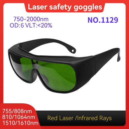 Laser Protection Glasses 10600nm OD6 UV400 - Wide Spectrum