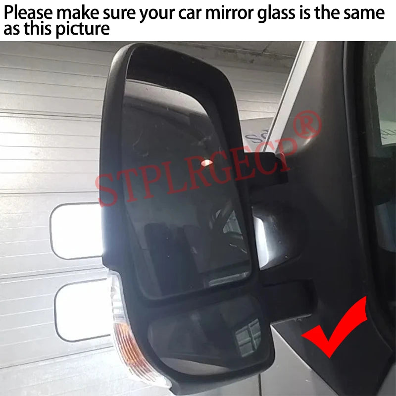 Cristal del Lente del Espejo Retrovisor Calefactable para Renault Master Nissan NV400 Movano B