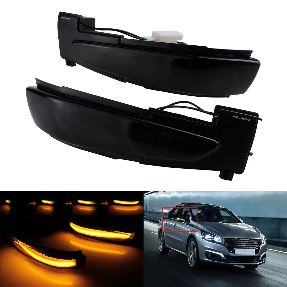 Dinaminis LED sparno veidrodžio indikatorius Citroen C4 Picasso DS5 2010-2016 pora