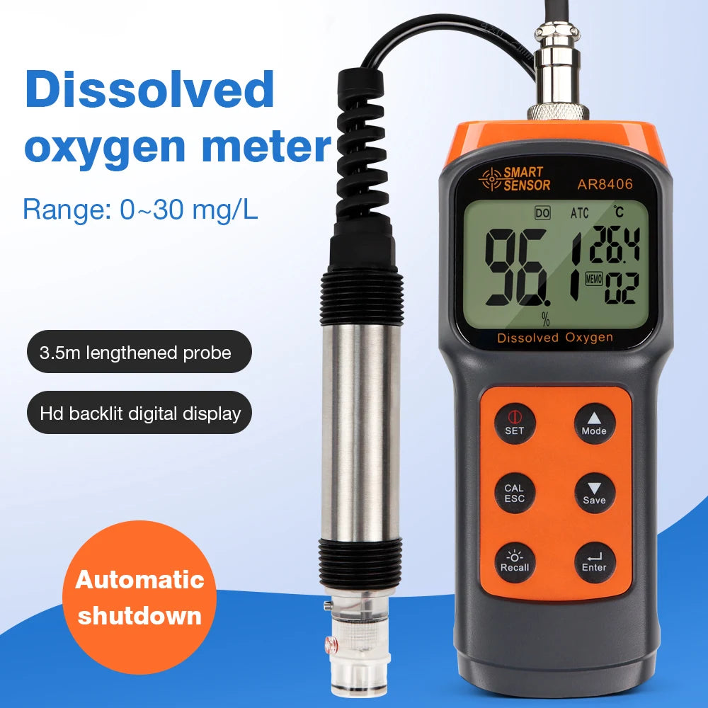 Aquaculture DO Tester 0-30mg/L &ndash; Portable Digital DO Meter