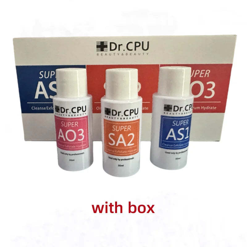 3Pcs Set Serum Aqua Peel Solution &ndash; Deep Clean For Skin With Box