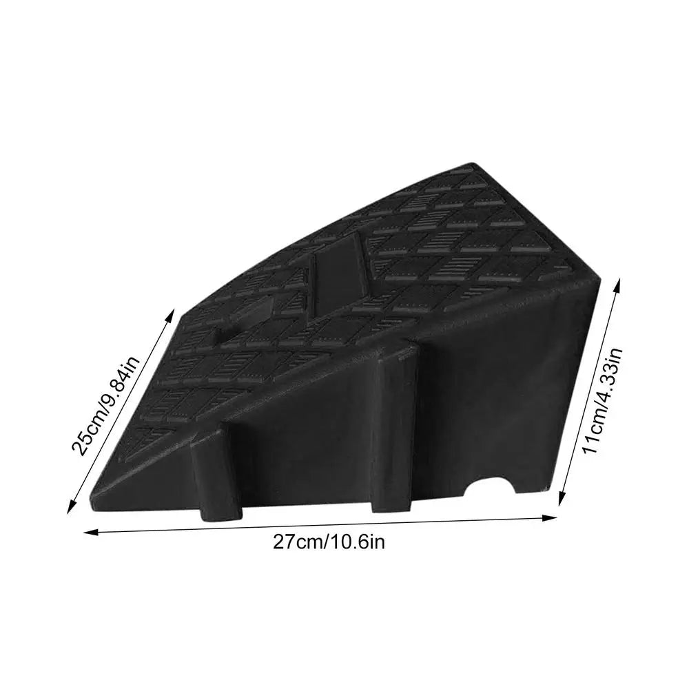 Car Threshold Ramp Plastic Curb Ramp &ndash; Textured Surface 25X27X11cm 1 / CN