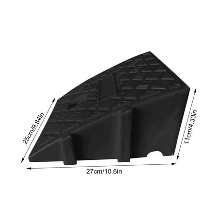 Car Threshold Ramp Plastic Curb Ramp &ndash; Textured Surface 25X27X11cm 1 / CN