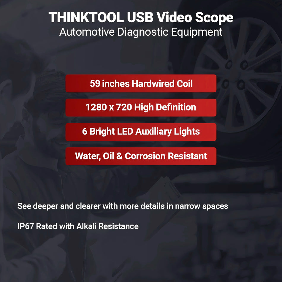 Thinkcar ThinkTool USB Video Inspection Scope &ndash; LED Light