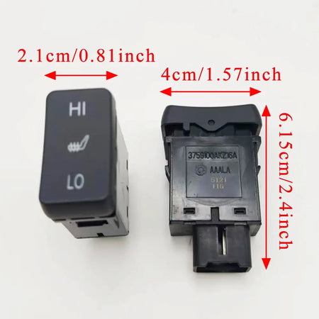 Heated Seat Switch Button Replacement for Great Wall Haval H6 Voleex C50 3759100AKZ16A by InterCyprus Trading Ltd