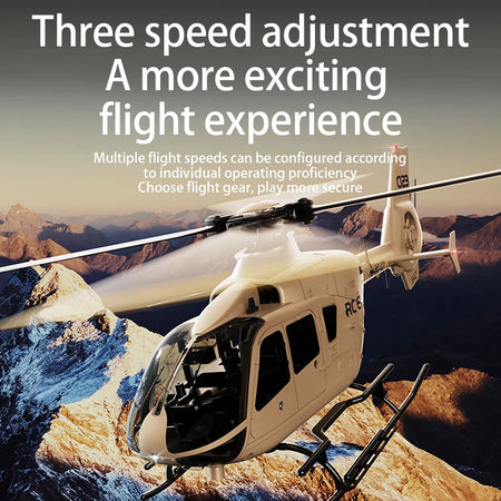 C123 6CH RC Helicopter EC135 6 Axis Gyro &ndash; Double Brushless