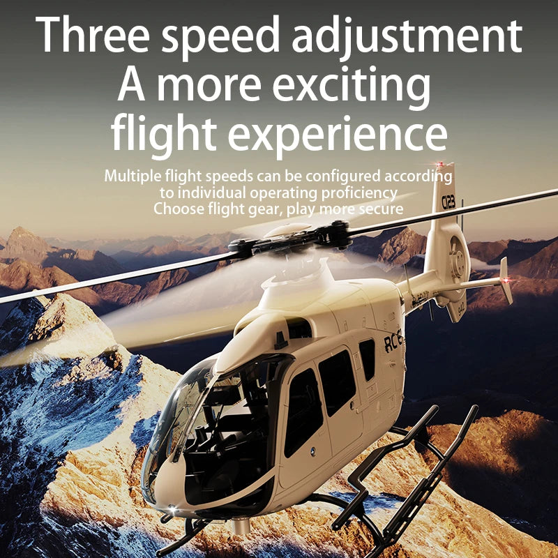 C123 6CH RC Helicopter EC135 &ndash; Ultra Stable Flight
