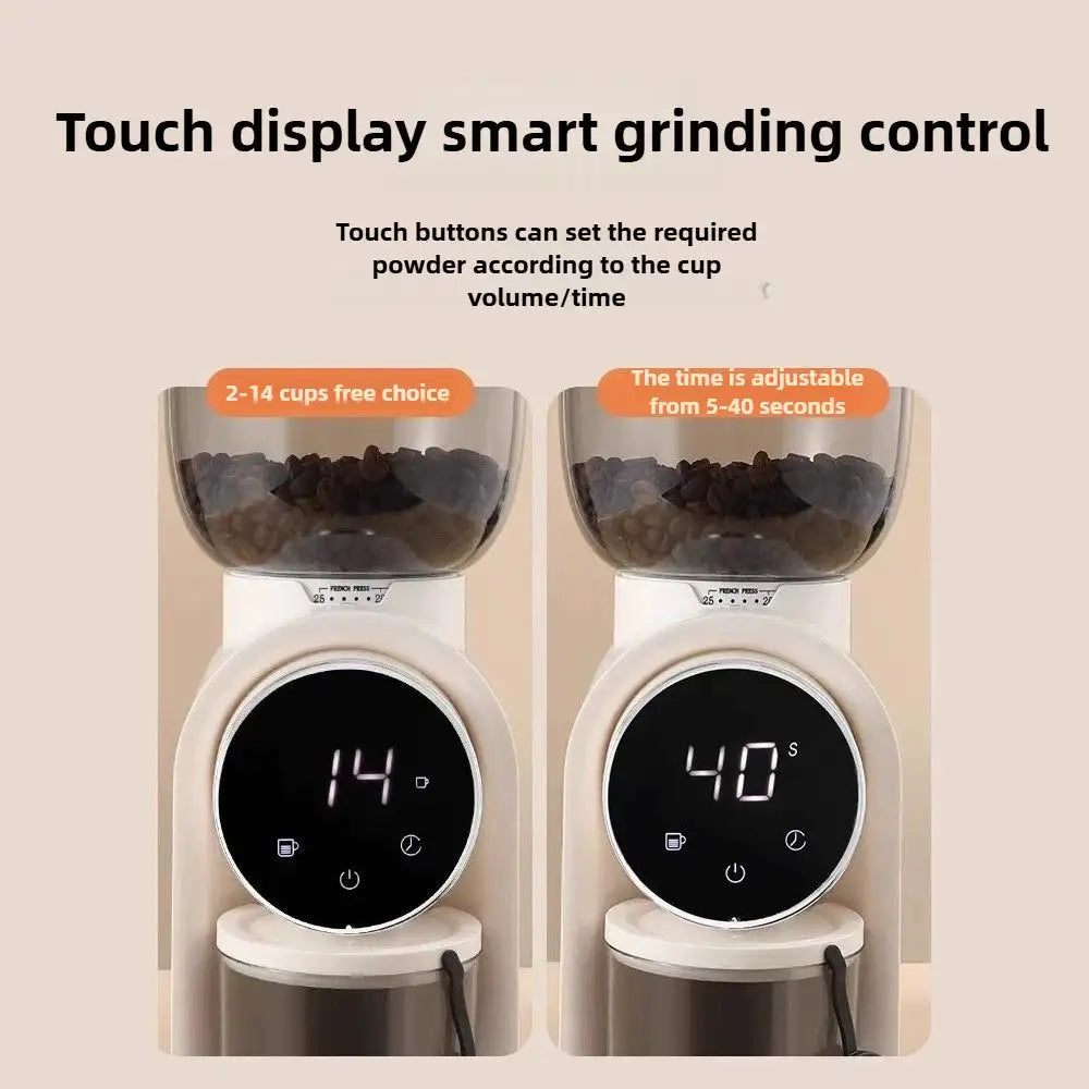 Electric Automatic Burr Mill Coffee Grinder For Espresso