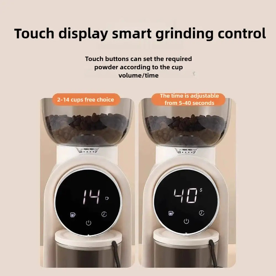 Electric Automatic Burr Mill Coffee Grinder For Espresso