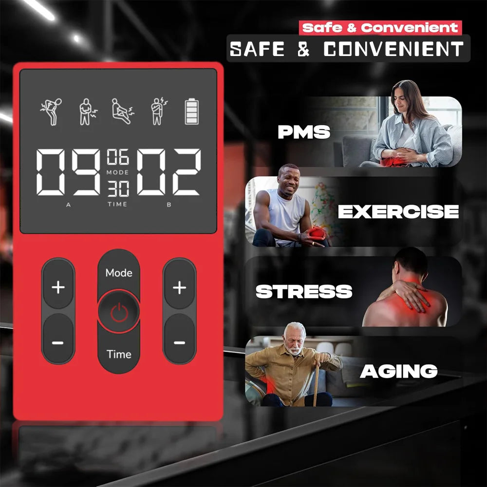 12MTENS &ndash; Portable TENS EMS Massager For Home Use Daily