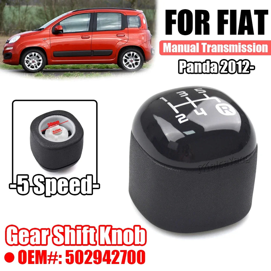 Perilla de Cambio de Marchas Manual para Fiat Panda 2012 5 Velocidades