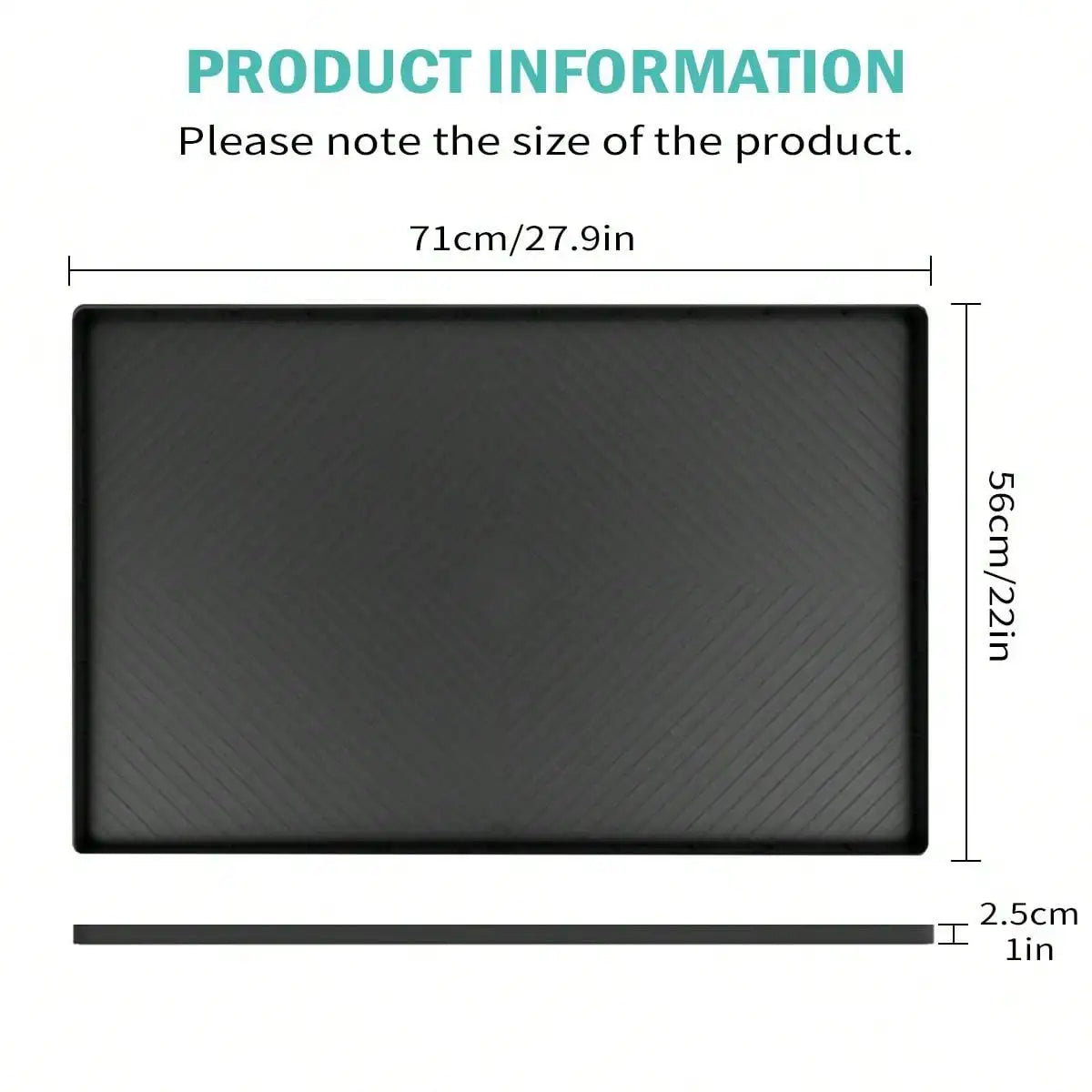 Leeseph Under Sink Silicone Mat &ndash; Waterproof Leakproof Mat