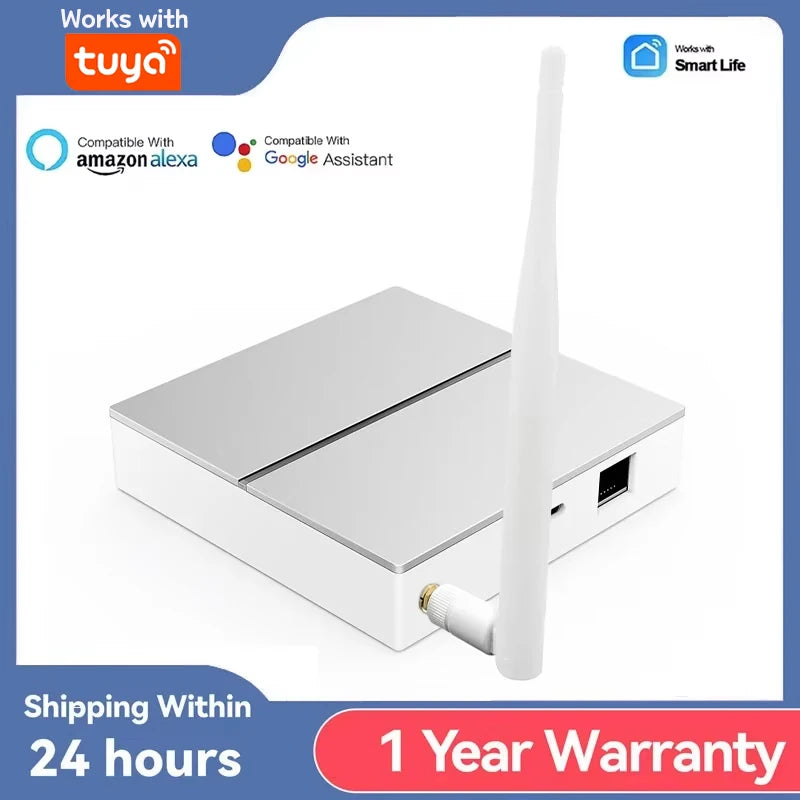 Hub de gateway smart home Tuya Zigbee3.0 cu antenă de semnal Alexa Google Home Assistant