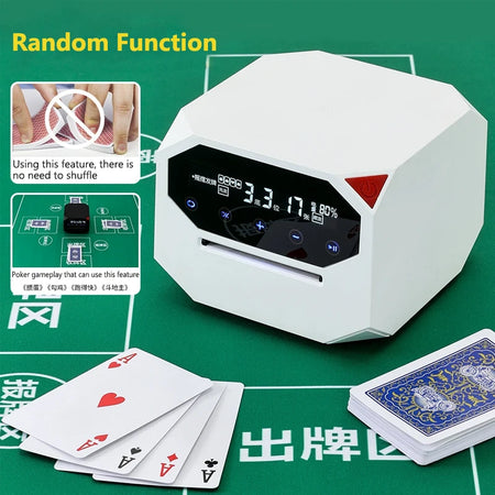 Rechargeable Automatic Card Dealer &ndash; 180/360 Rotation
