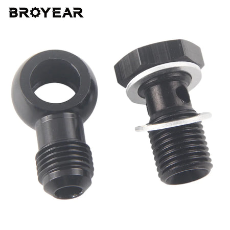 6063 T6 Billet Aluminum Hydraulic Clutch Banjo Fitting M12-M18 by InterCyprus Trading Ltd